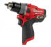 密尔沃基M12FPD-X M12 12v 44Nm锤钻驱动器与案件