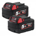 密尔沃基m18fpp2m2 - 502 b 18 v燃料联合演习和SDS +钻- 2 x 5啊电池,充电器和案例