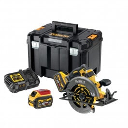 德瓦尔特DCS578T2-GB 54 v XR Flexvolt无刷190毫米圆锯工具包- 2 x 6啊电池,充电器和案例