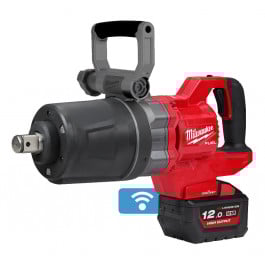 密尔沃基M18ONEFHIWF1DS-121C M18 FUEL™ONE-KEY™1“ 2712 nm d HANDLE IMPACT WRENCH套件-12AH电池，充电器和盒子