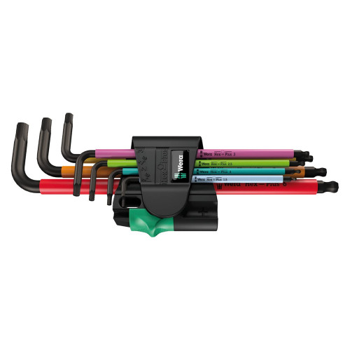 Wera 05022534001 950 SPKL/7B SM Metric L-Key Set -银色