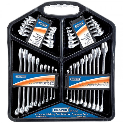 德雷柏26697 HI-TORQ®四组合扳手- 32块