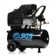 SGS 24升直接驱动空气压缩机2.5 - 9.6 cfm惠普24 l