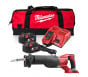 Milwaukee M18BSX-502B M18 FUEL™18V Sawzall往复式锯套件- 2x 5Ah电池，充电器和包