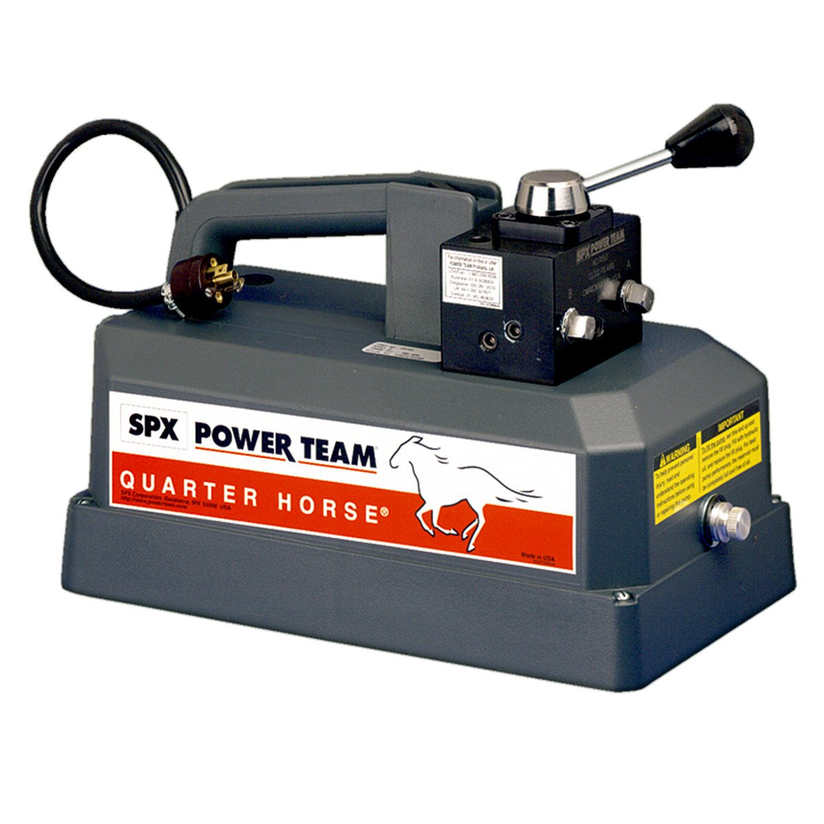 POWER TEE PE104 25吨四分之一马两速电动/电池泵-110V -Double -acting