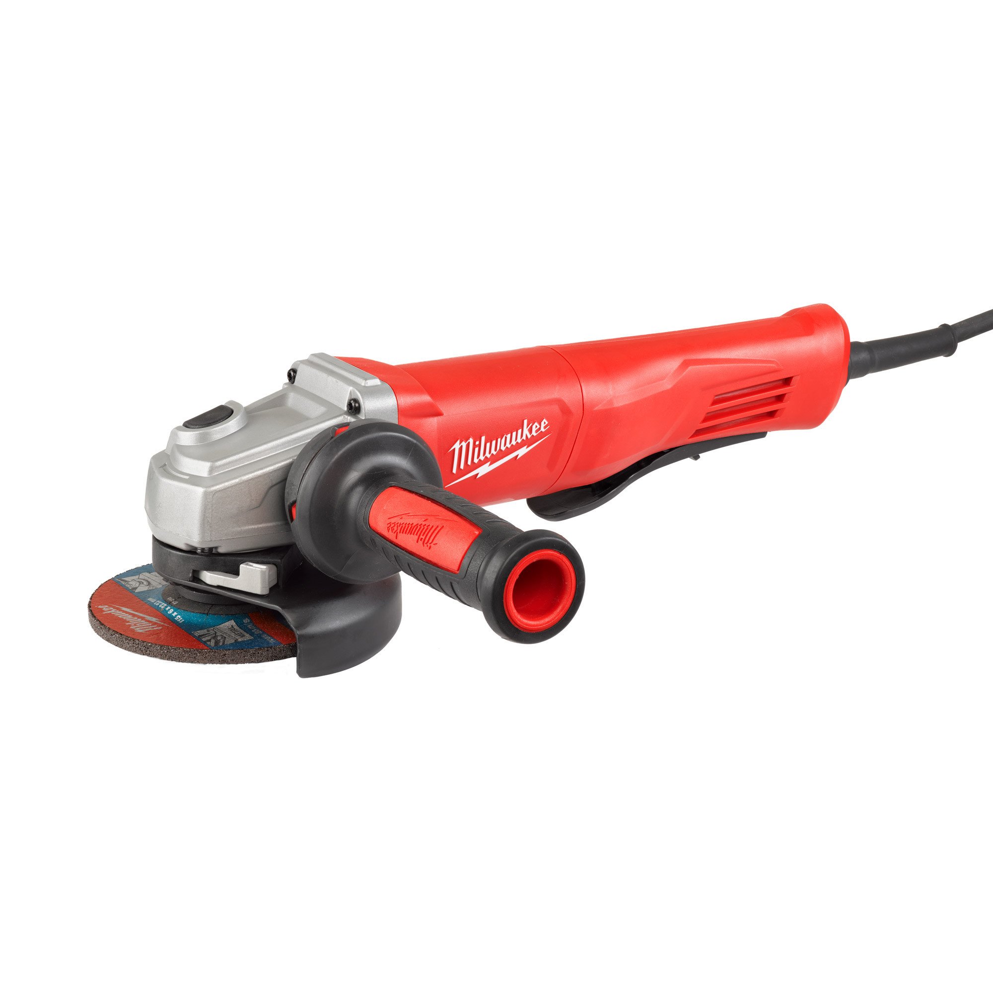 密尔沃基AGV13-115XSPDE 240V 1250W 115mm带桨开关的有线角磨机