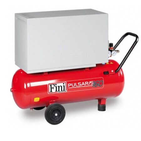 FINI 50L专业脉冲星静音无油皮带驱动器空气压缩机-5.4 CFM 1.5 hp