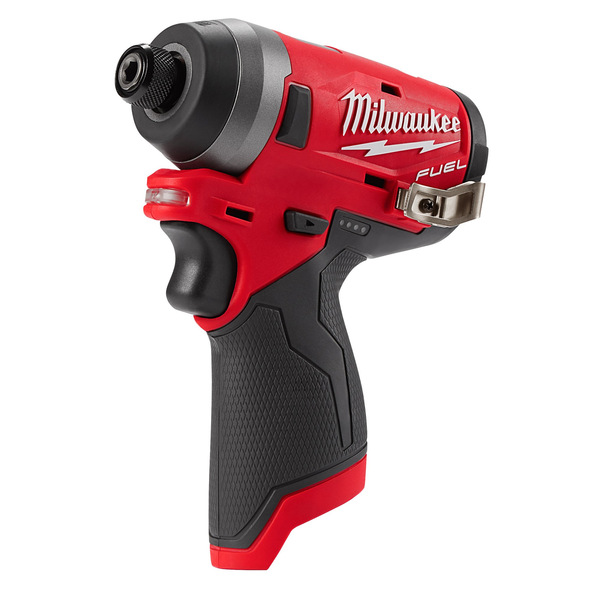 Milwaukee M12FID-0 M12 12V无线冲击驱动器-燃料无刷电机1/4英寸十六进制接收147毫米扭矩(仅机身)