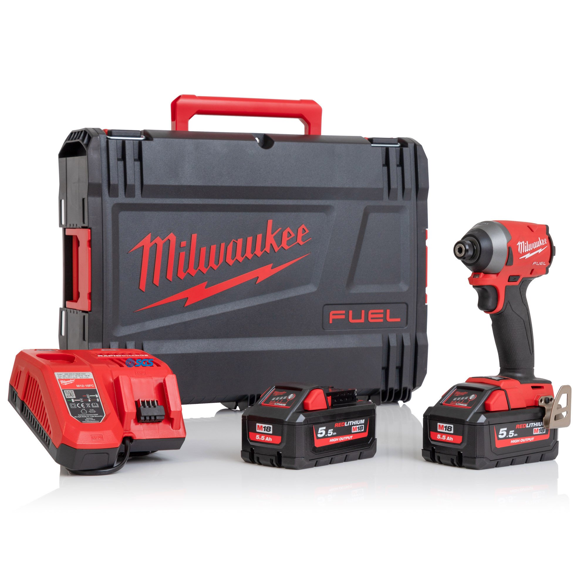 Milwaukee M18FID2-552X无绳冲击驱动套件