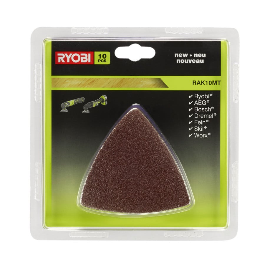 Ryobi RAK10MT多工具砂光片(10张)