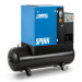 ABAC 4152054973螺钉空气压缩机 -  Spinn4e 10 400/50K 270 E CE接收器，装有烘干机270L 18.2CFM 10BAR 5.5HP