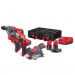 密尔沃基M12FPP4A-622P 12V 4pc Powerpack 1 x 2Ah 1 x 6Ah充电器和PACKOUT™案例