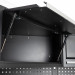 SGS 10pc车库存储系统，双柜不锈钢工作台箱单元和移动工具箱
