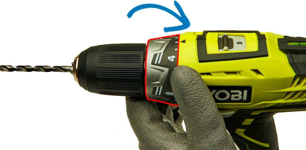 设置齿轮 - 具有两个齿轮和24个快速变化的扭矩设置，您可以选择不同的工作。对于此任务，我们建议使用中等速度。